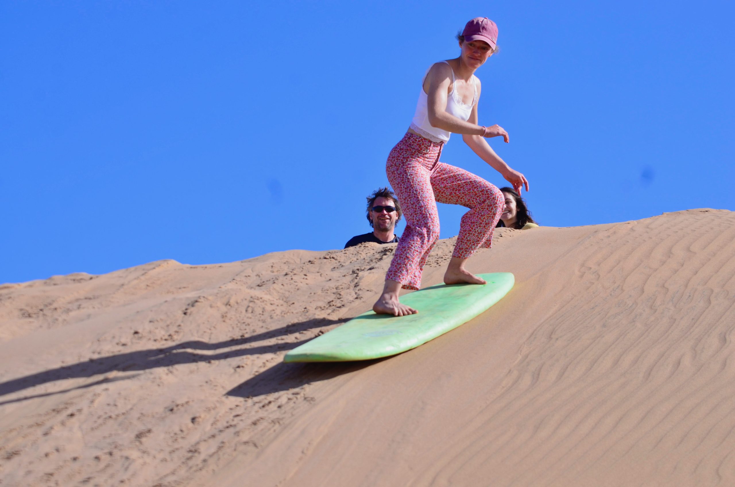sand boarding | Swell Surf Morocco experience